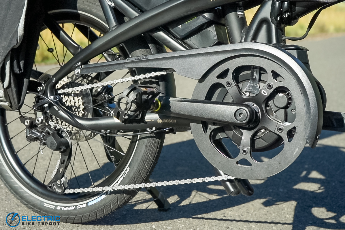 Tern Vektron S10 Electric Bike Review Drivetrain