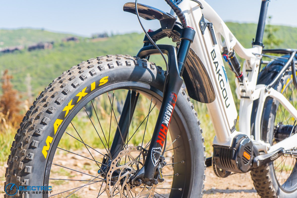 Backou Storm Electric Bike Review front angle
