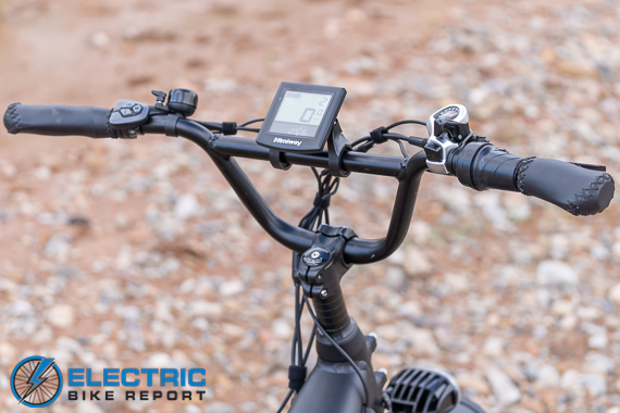 Himiway Escape Electric Bike Review bmx handlebars