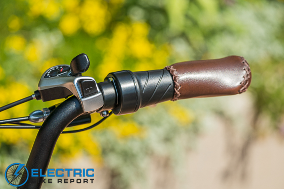 Rad Power Bikes RadRunner + Electric Bike Review Twist Grip Throttle