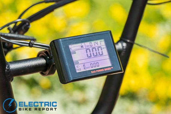 Rad Power Bikes RadRunner + Electric Bike Review LCD Display