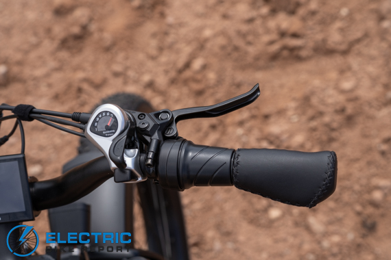 Dirwin Seeker Electric Fat Tire Bike Review Shimano 7-speed Gear System