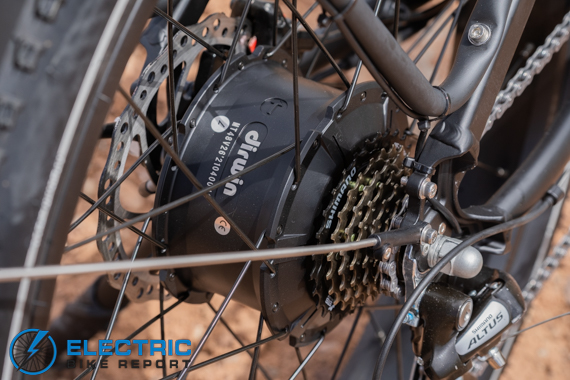 Dirwin Seeker Electric Fat Tire Bike Review 750 Watt Geared Hub Motor