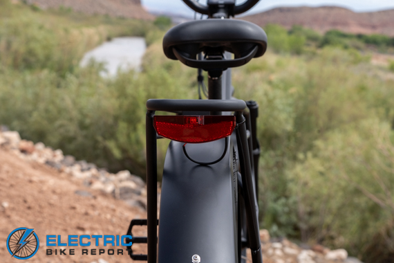 Dirwin Seeker Electric Fat Tire Bike Review 48V LED Rear Light
