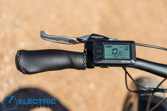 Turboant Thunder T1 Electric Bike Review Display