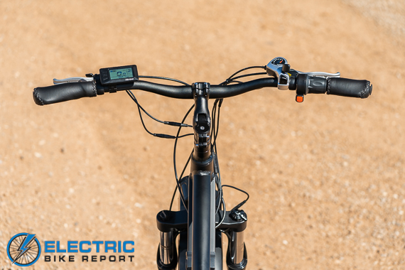 Turboant Thunder T1 Electric Bike Review Cockpit