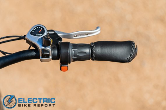 Turboant Thunder T1 Electric Bike Review Throttle