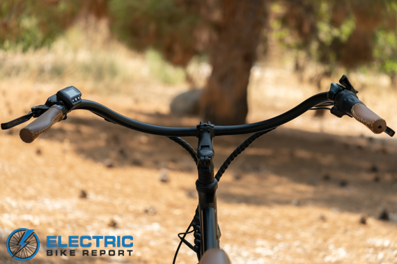 Tower Beach Babe Electric Bike Review Handle Bars
