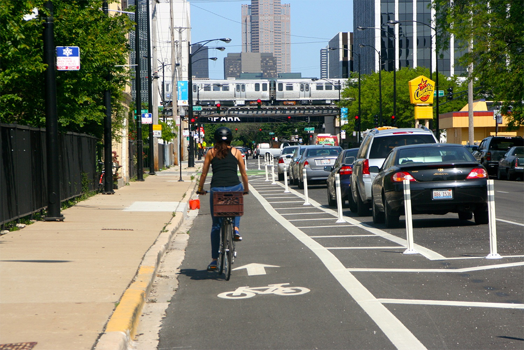 Chicago bike lane