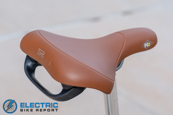 Blix Vika+ Flex Electric Folding Bike Review Header comfort oriented saddle