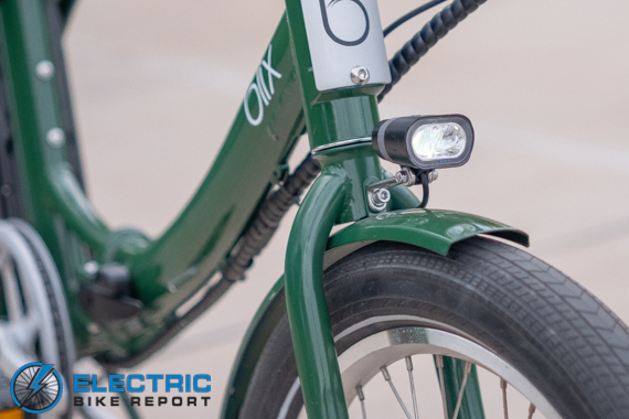 Blix Vika+ Flex Electric Folding Bike Review Header headlight