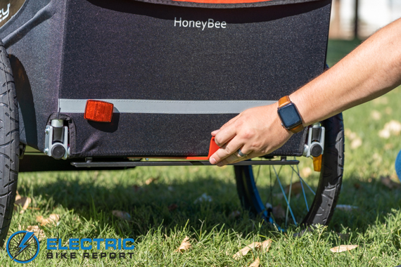 Burley Honeybee Bike Trailer Review Brake