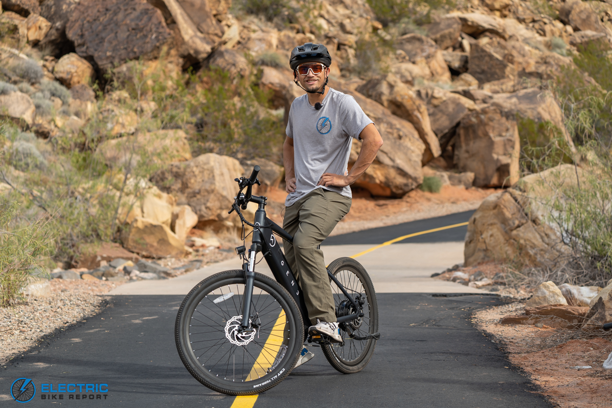 Gen3 Flex Hybrid Electric Bike Review Rider With Bike