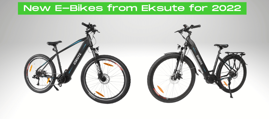 New E Bikes from Eksute for 2022