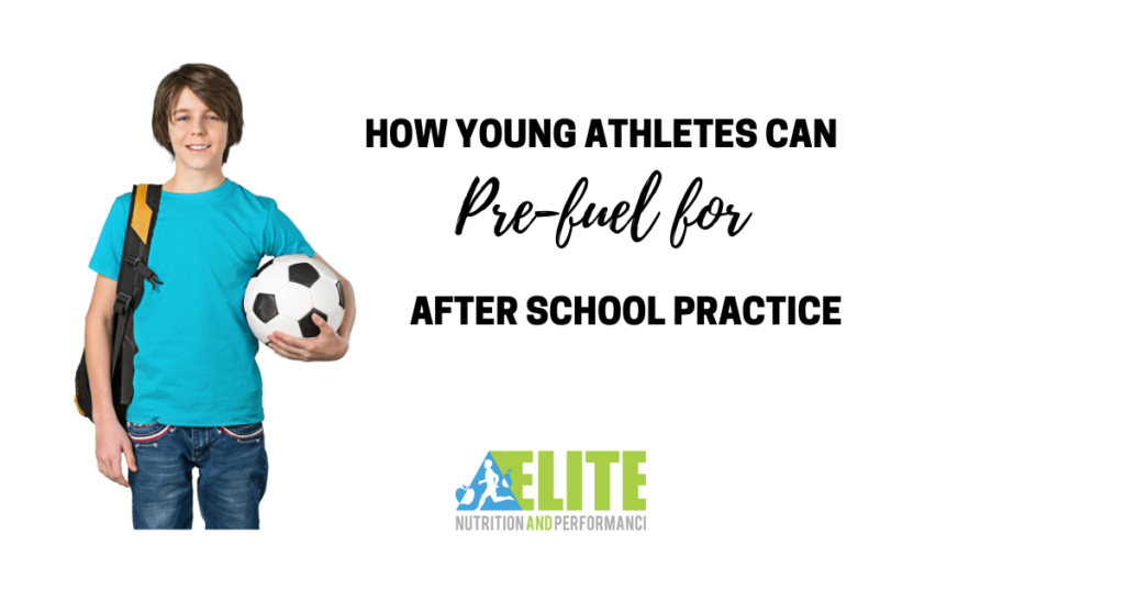 How Young Athletes Can Pre-Fuel for After School Practice