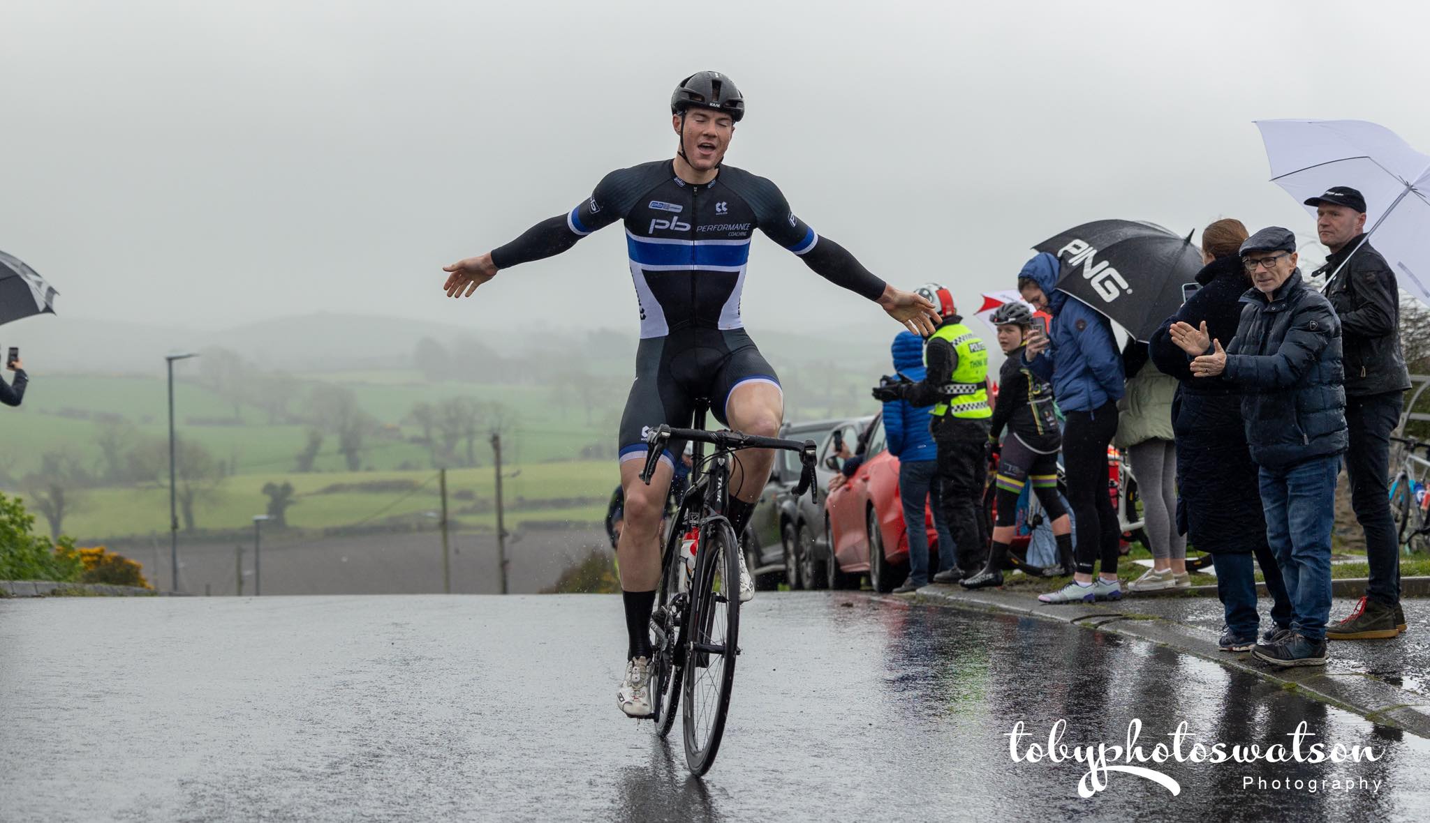 John Buller powers to victory on dirty day at Tour of Ards