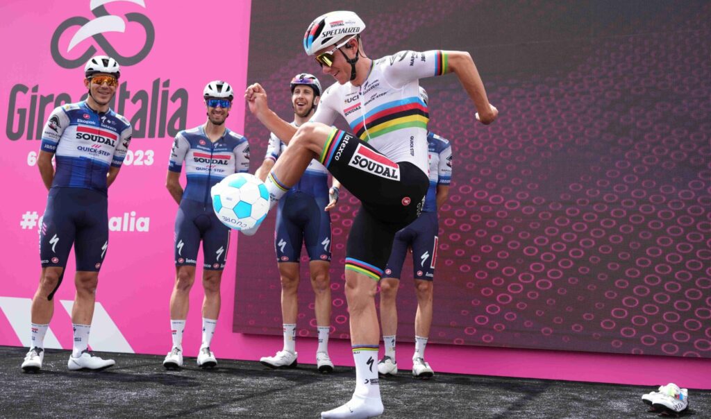 Evenepoel says Trek "just took me" in second Giro crash but "that's bike racing"