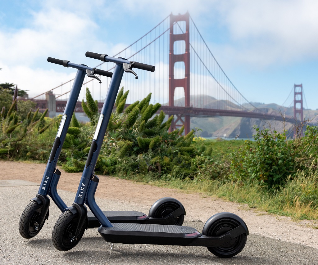 Äike Launches E-Scooter Service in the San Francisco Bay Area In Partnership with New Startup Tempo