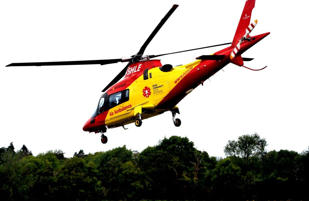 Cyclist airlifted to hospital with serious injuries after crash with driver