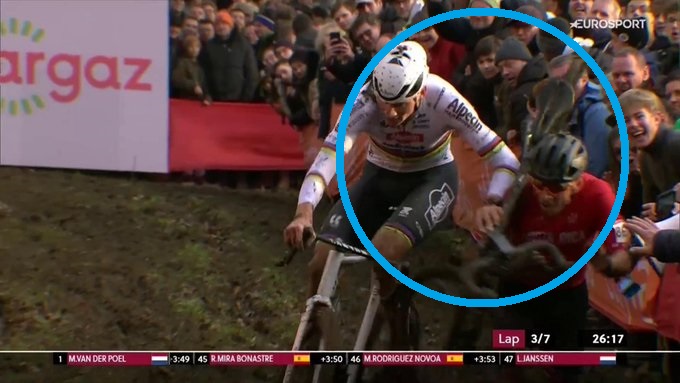 Costa Rican shoved by Van der Poel says “I don’t deserve to be here”