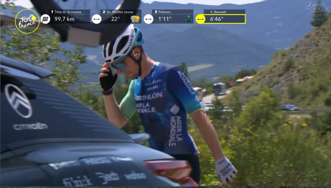 Sam Bennett abandons Tour de France during stage 17 | Video