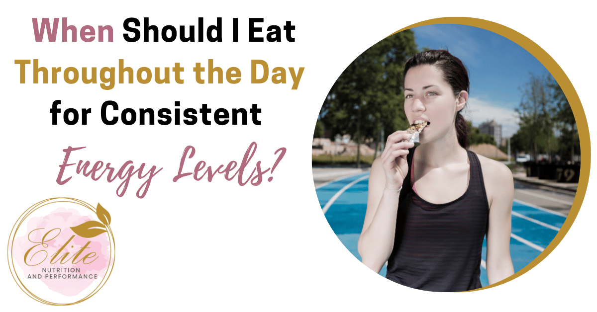 When Should I Eat Throughout the Day for Consistent Energy Levels?