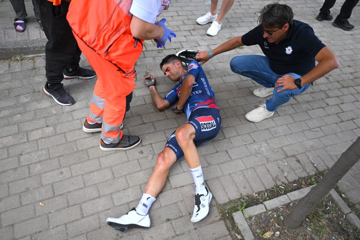 Crash and Courage: Mikel Landa Exits Giro with Broken Back