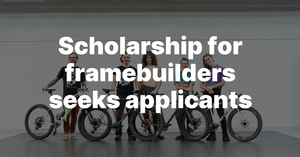 Build Dreams, Break Barriers: Apply for SRAM’s Inclusivity Scholarship Today!